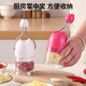 ZOZX manual garlic puller multi-function chopper cooking machine household mini seasoning garlic pounding garlic minced garlic minced garlic Yuanqi rose red garlic minced minced artifact hand-cranked without splashing