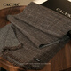 CACUSS pure wool scarf men's autumn and winter thickened warm scarf high-end gift box New Year's birthday gift