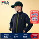 FILA children's cotton clothing 2025 winter new large and small children's sports jackets boys and girls school uniform artifact RD Sapphire-NV 165