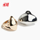 H&M 2025 new autumn women's 2-piece asymmetric ring 1281491 gold/silver M/L