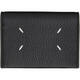 MAISON MARGIELA Luxury Men's Black Small Card Holder Black/Black/Black One Size