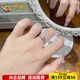CHINA GOLD Fashionable and Simple Platinum Elegant Queen's Crown Ring for Girlfriend and Wife as a Birthday Gift Platinum Elegant Queen's Crown Ring for Women g Approximately 1.88