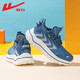 Pull back children's shoes, children's sports shoes 2026 spring new style, breathable mesh dad shoes for large children, boys' soft-soled casual shoes, sapphire blue and white -2040 28