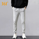 361 Sports pants for men in autumn and winter, new skin-friendly cotton sweatpants, loose and versatile pants for men, men's casual pants, light tile gray (regular leggings - diagonal pockets) 2XL /185 (160-180Jin Jin is equal to 0.5 kg)