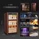 Freierman H520 cigar cabinet, constant temperature and humidity, inverter compressor, cedar wood humidifier, fingerprint password lock, wine cabinet, aluminum liner, 1.2m wide body, true inverter (five-lock smart model)