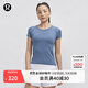Lululemon丨Swiftly Tech women's sports short-sleeved T-shirt 2.0 *Race LW3DZBS washed denim blue/washed denim blue XS /4