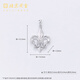 Beijing Gold Trading Center Co., Ltd. platinum pendant pt950 elegant iris pendant for women for girlfriend and wife's birthday, about 2.94g