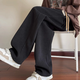KAZUKI KURAISHI KAZUKI KURAISHI pants men's autumn style drape high-end loose straight trend brand comfortable casual sports trousers white XL