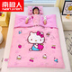 Nanjiren removable and washable multi-size cotton Sanrio sleeping bag, children's sleeping bag, baby quilt, dual-purpose baby anti-kick quilt, Apple KT 80*120cm+2 thin core spring and summer models