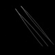 Jade threading needle, ultra-fine handmade beading needle, extremely fine beading needle, slender bead embroidery, rice bead lead artifact needle, 4.5cm long, 1 open beading needle