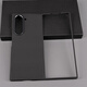 Samsung (SAMSUNG) original quality Jingying suitable for Samsung mobile phone case Kevlar protective cover aramid fiber folding screen carbon large hole metal ring fine grain matte black magnetic suction model/single back cover Samsung Galaxy Z Fold 6