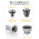 Dezhong kitchen sewer pipe, vegetable sink, extended sewer pipe, sink, hot-resistant 1.5m drain pipe W-10+ 2 pieces