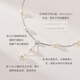 Jingrun Pearl Necklace Jane Eyre 925 Silver Freshwater Pearl Necklace Gypsophila Pearl Necklace Young Style Gift for Your Lover