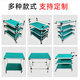 HENGYIDE workshop multi-layer material rack turnover vehicle lean multi-function tool cart sorting mobile trolley 1200mm*500mm*1200mm four layers