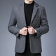 MAGIOPY high-end luxury brand suit jacket men's new woolen wool men's business casual simple thickened coat men's red M 170