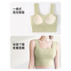LULULOMDDW Yoga Wear Suit Women's Peach Hip Shockproof Fixed Running Sports Bra Suit Pilates Training Fitness Dance Cardamom Green + Gray Lake Blue S (80-95Jin Jin equals 0.5kg)