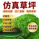 Fake turf simulated lawn green carpet outdoor artificial plastic artificial bionic outdoor insulation fence football field 2cm encrypted high-quality spring grass 2.5m wide 4m long