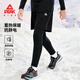匹克童装儿童裤子秋冬款2025新款男童假两件长裤冬季运动裤女童保暖裤 【运动假两件长裤】黑 110