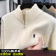 POLO SPORT Men's Knitted Cardigan Cardigan Stand Collar Young and Middle-aged Zipper Sweater Jacket Autumn and Winter New Style Green L 50 Size Recommended 115-135 Jin Jin equals 0.5 kg