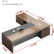 Boss desk office desk and chair combination simple and modern president desk supervisor desk manager desk and chairs executive desk new Chinese style 1.6 meters thickened boss desk