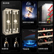 TYLZA double-door red wine cabinet ice bar large capacity thermostatic cabinet can be embedded in air-cooled frost-free dual-temperature household wine and tea refrigerator villa commercial display cabinet TW-418 1.91m high left wine cabinet + right wine cabinet