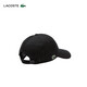 Crocodile (LACOSTE) accessories solid color unisex baseball cap peaked cap hat RK0440 031/black TU