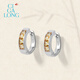 CIGA LONG bamboo citrine ring earrings new product series original new Chinese style jewelry bamboo citrine earrings