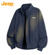 JEEP Jeep Jacket Men's Spring and Autumn Flight Jacket Men's Loose Casual Trendy Men's Top Khaki XL