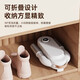 He Jiagong German shoe dryer household deodorizing fully automatic heater foldable rainy day fully wet shoe dryer shoe dryer elegant white standard model intelligent timed folding storage does not damage shoes