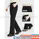 BOSIDENG women's down pants 2025 new casual, comfortable and warm high-waisted bell pants B250445106 black 8056 XS 155_62A_reference weight 95Jin Jin is equal to less than 0.5 kg