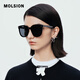 MOLSION Xiao Zhan's same style Korean style sunglasses D-shaped fashionable large frame sunglasses driving mirror MS3025C10