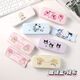 MPPMCK NETTE KUROMI-Brillenschachtel mit Anti-Druck- und Anti-Fall tragbarer Frauen-Augenbox Sonnenbrille Storage Box Brille Box + Brillentuch (lässige Kuromi)
