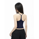 IiiamX navy blue camisole with breast pads for women 2025 summer beautiful back underwear with hot girl tops navy blue S recommended 85-100Jin Jin equals 0.5 kg