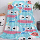 Sanrio (SANRIO) Hangyodon Flannel Blanket Children's Half Mermaid Blanket Office Lunch Break Air Conditioning Blanket Knee Blanket 046-9 200cm*150cm (Single Blanket)