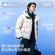 Meili City Tan Jianci doudoune courte du même style veste pour femme 90 % duvet d'oie chaud cygne léger bouffée chaude 156 streamer argent M recommandé 50-60 kg