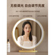 Cosmetic mirror with light 2025 new desktop smart led girls room desktop Internet celebrity master bedroom dressing table mirror main picture style plug-in 40 mirror-fashion white