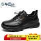 Goldlion Men's Shoes 2025 Autumn and Winter New Business Casual Shoes Soft Surface Light Sole Popcorn Cushioning Sports Shoes Genuine Leather Men's Shoes Black 40