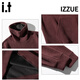 Izzue it Hong Kong trendy brand turtleneck sweatshirt men's autumn and winter American retro loose casual pullover top jacket dark gray official authentic M