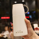 Flower Shop Thermos Cup Head avec petit couvercle Nordic Style Simple Student en acier inoxydable Thermos Cup Coupages Coupages simples blancs européens 220 ml 6193