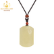 Bailuoqi Taoist natural citrine five-way God of Wealth pendant token five-party noble talisman necklace pendant amulet long lanyard pendant style