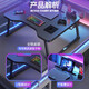 Bed computer desk bed desk computer desk bed notebook desk foldable table dormitory artifact small table black flat model 80*50*32cm