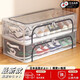 Japan imported shoe storage artifact shoe box transparent space-saving shoe cabinet dust-proof foldable shoe bed bottom shoe rack 4 pieces large thick steel frame/stable stacking