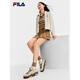 FILA winter women's colorful thick-soled casual sneakers biscuit brown-CW 37.5