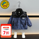 G.DUCKKIDS little yellow duck children's clothing children's jacket three-in-one detachable spring, autumn and winter boys' coat windproof warm jacket navy blue single jacket 90 size 1~2 years old 80-90cm
