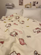 RSRDDY Winter Genuine Cute Love Kitty Cat Lamb Velvet Blanket Thickened Milk Coral Velvet Blanket Sofa Cover Blanket Greedy Pudding Dog Children's Blanket 100X150cm Does Not Include Zipper