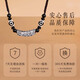GLTEN landed koi dzi beads 999 sterling silver necklace men's 2025 new pendant birthday gift light luxury niche high-end