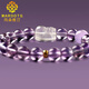 MARDOTG Brazilian Amethyst Bracelet Women's White Crystal Pixiu Bracelet Jewelry Gift for Girlfriend 8mm Amethyst + White Crystal Pixiu