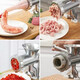 Xushansi multifunctional hand-operated meat grinder household small sausage enema machine grinds meat stuffing, garlic paste, pepper grinding powder, pressed noodles and chopped vegetables No. 12 basic model - only enema without blade cutter plate