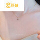 Chenpu's 24th new model, gentle and smart quadrilateral sapphire necklace, tanzanite in stock, stone in stock
