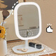 Cosmetic mirror LED light cross-border led smart with light girls bedroom dressing table dressing mirror student dormitory desktop fill light mirror pink